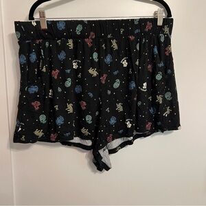 Torrid Harry Potter Pajama Shorts with Colorful Print & Pockets
